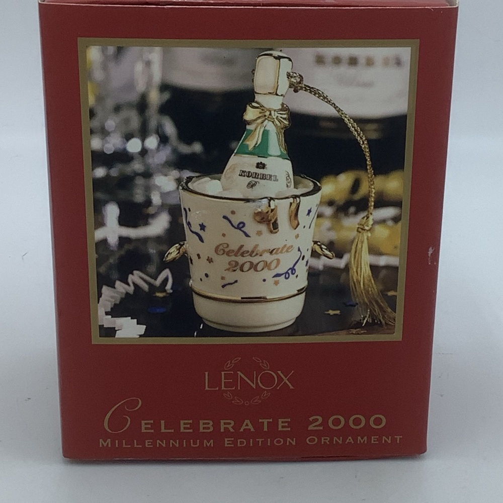 Vintage Lenox Millennium Celebrate 2000 Ornament